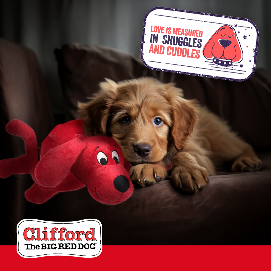 Clifford® Skinny Furry Friend 17" Plush Dog Toy