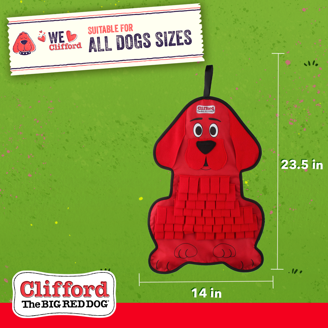 Clifford® Snuffle Treat Mat Puzzle 23.5" For Dogs