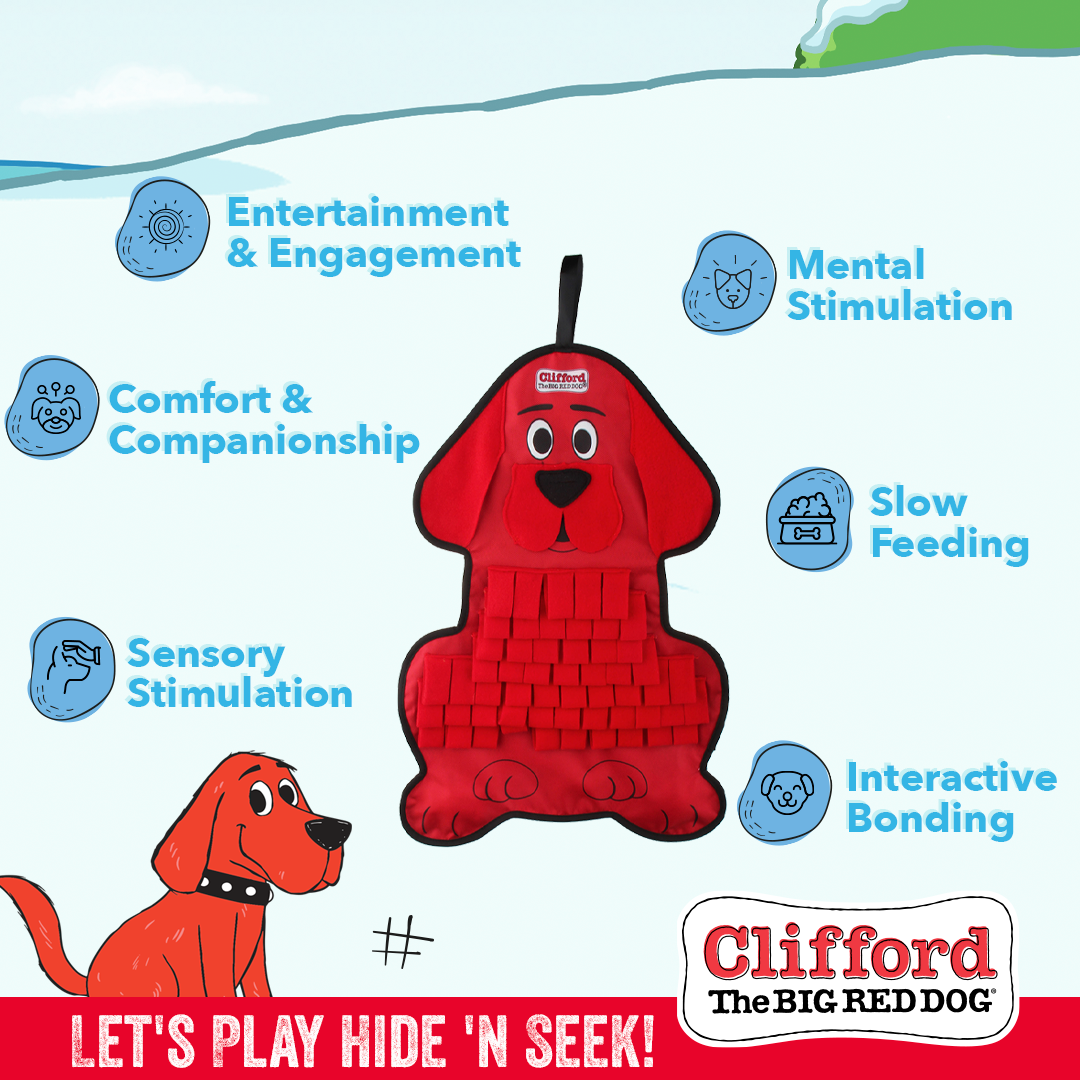 Clifford® Snuffle Treat Mat Puzzle 23.5" For Dogs